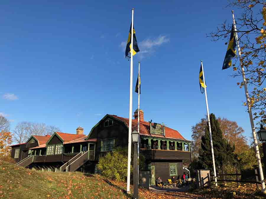 Uppsala restaurant near the mounds